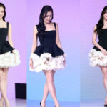 BLACKPINK Jisoo Wows Fans with Bronx and Banco Ruffle Minidress at “Boyfriend on Demand” Press Conference in Seoul