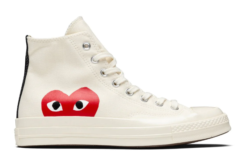 CDG Converse sneakers white