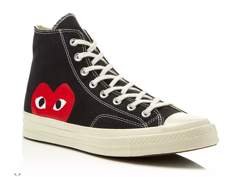  CDG Converse sneakers black