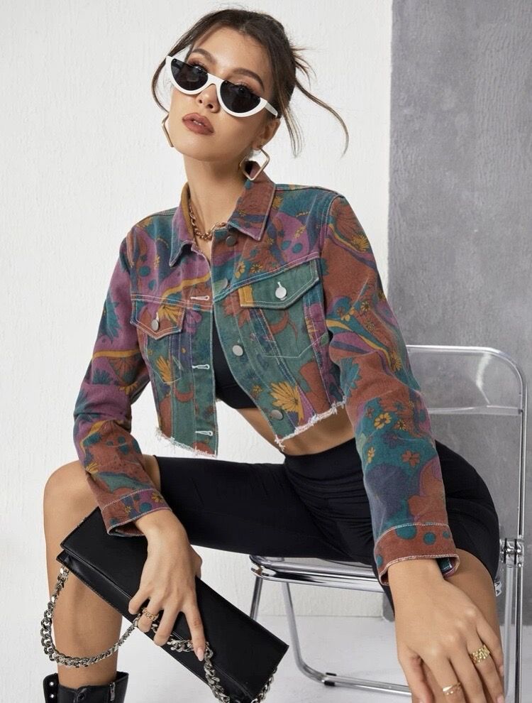 Printed & Embellished Denim Jackets