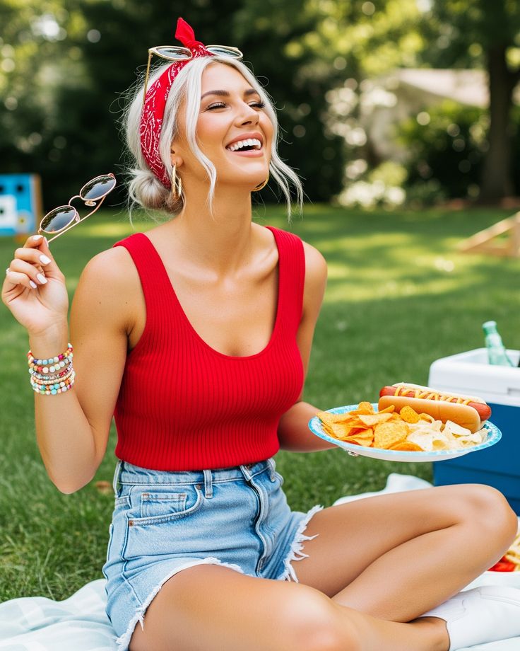 Red Ribbed tank tops