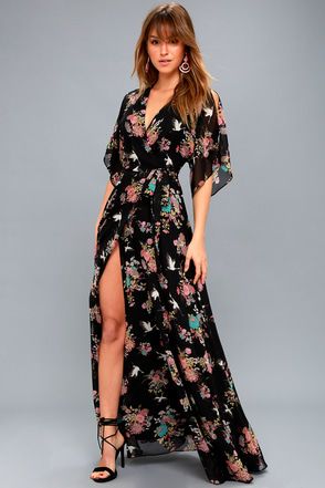 Printed Wrap Dresses
