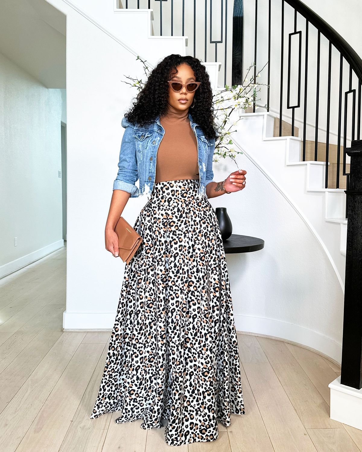 Animal printed skirts