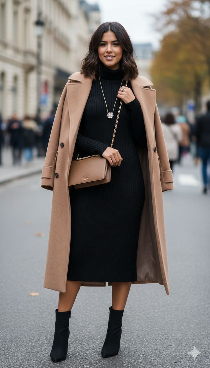 Dress with Trench Coats
