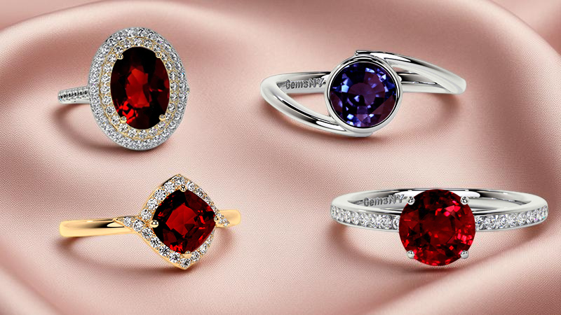 Spinel Engagement Rings