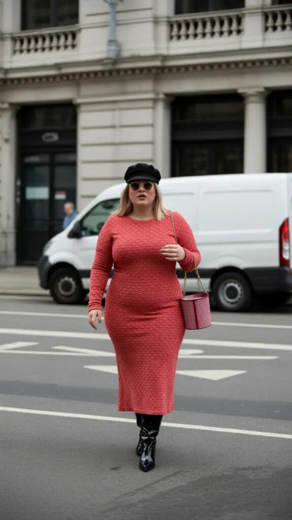 Structured Knit Dress