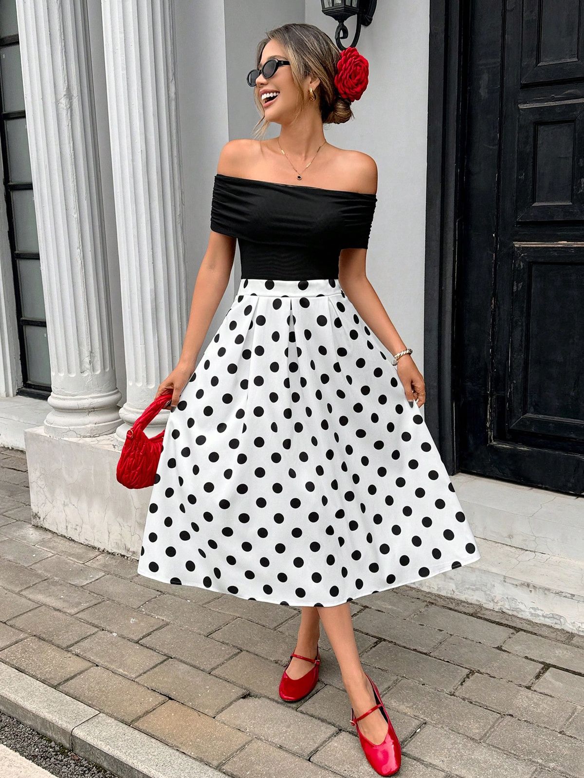 Big Polka Dot skirt