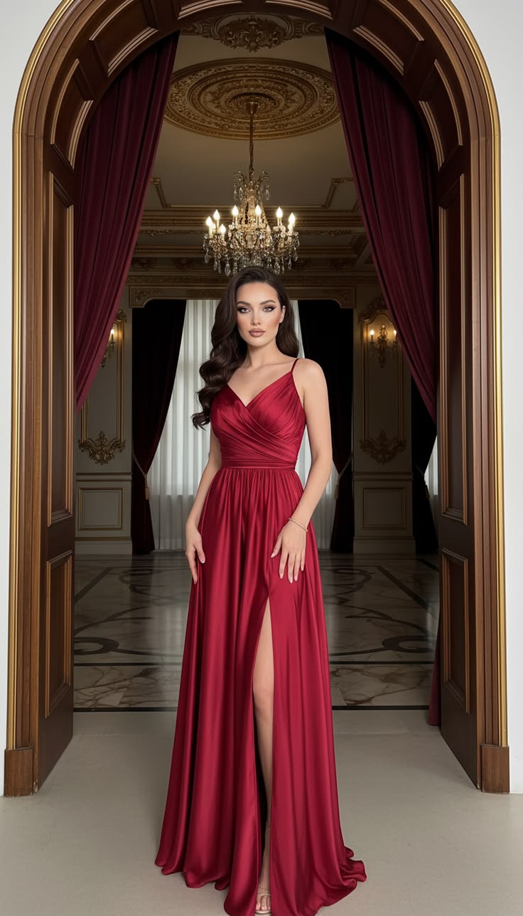 Red Evening Dress