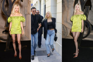 BLACKPINK Rosé in Saint Laurent at Paris Fall/Winter 2026/2027: