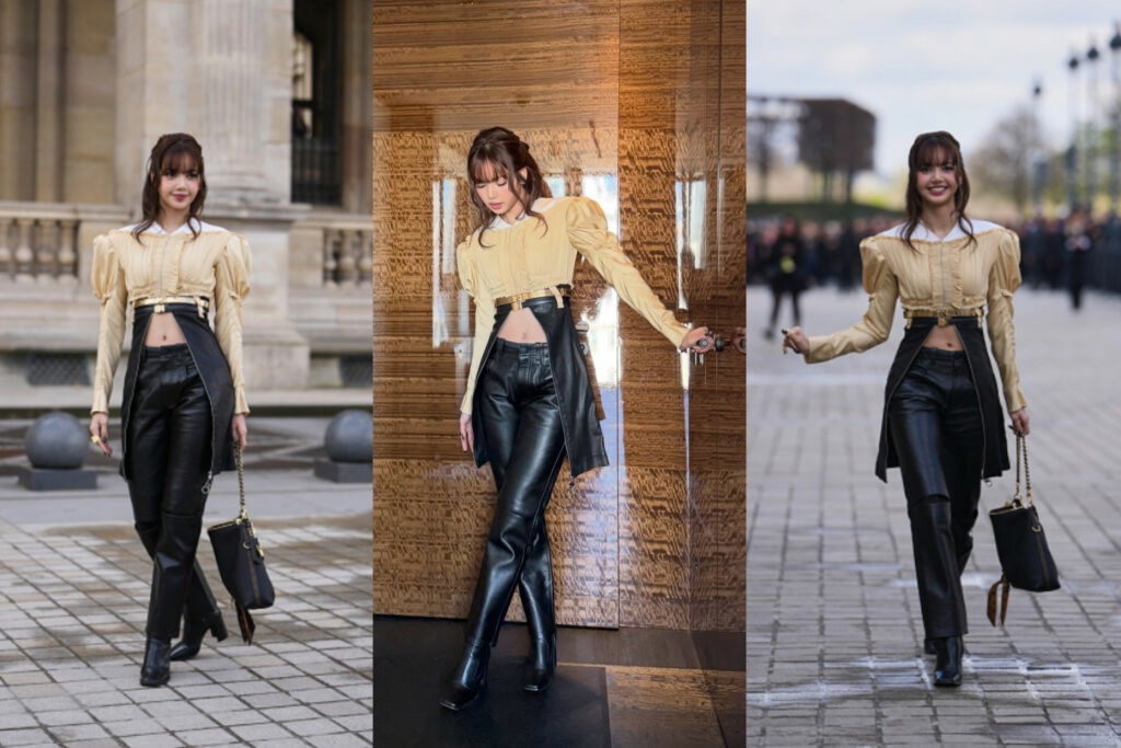 BLACKPINK Lisa Turns Heads in Chic Crop Top and Leather Pants at Louis Vuitton Fall/Winter 2026-2027 Show