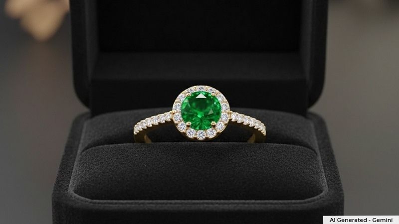 Emerald Proposal Ring