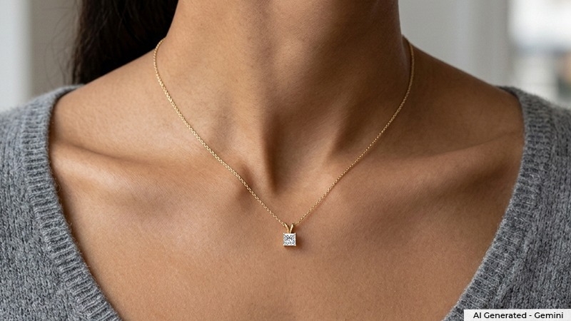 Lab-Created Diamond Necklace