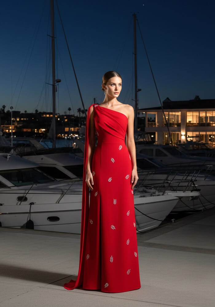 Red Cape Renaissance dress