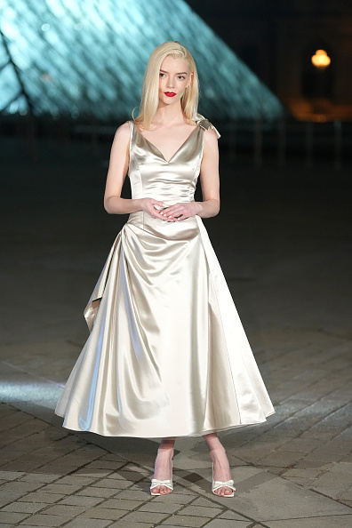 Anya Taylor-Joy at Paris Fashion Week for Women's Dior Ensembles!