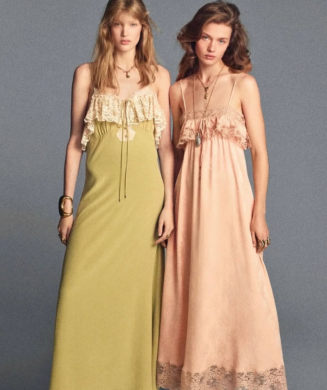 The Chloé Pre-Fall 2026 ready-to-wear collection featured bohemian maxi dresses.
