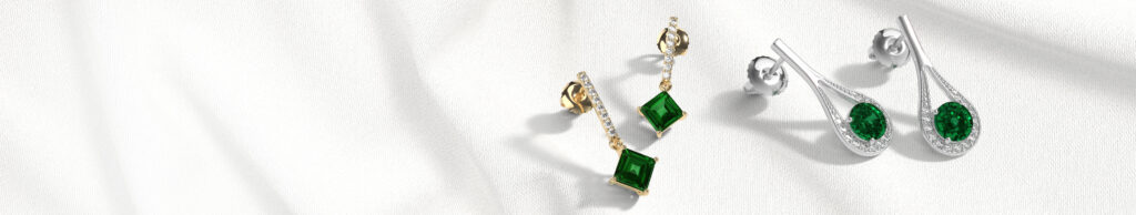 top-banner | Fashonation Natural Emerald Earrings