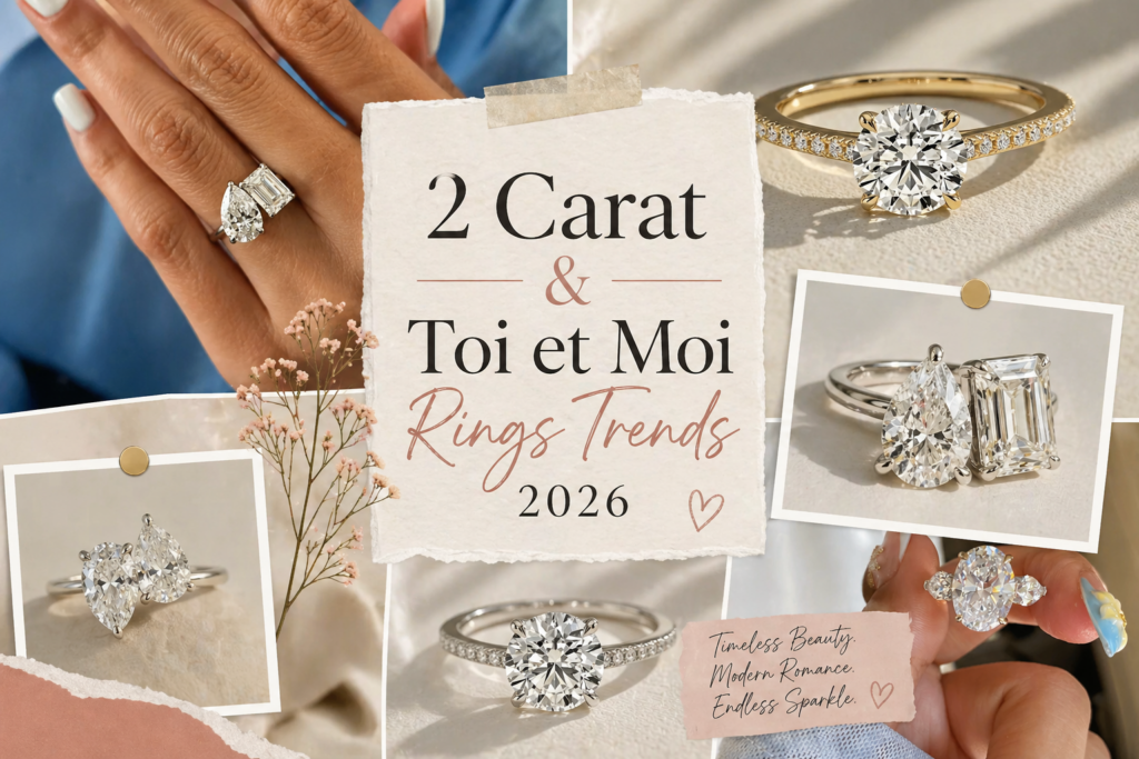 2-Carat & Toi et Moi Rings Trends