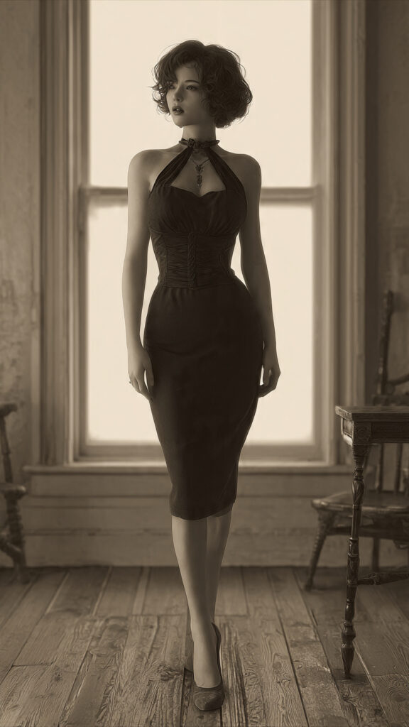 Pencil Dresses at the turn of century 