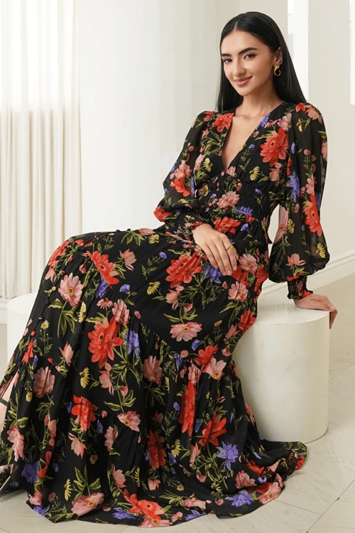 Floral Rehearsal Dinner Outfit