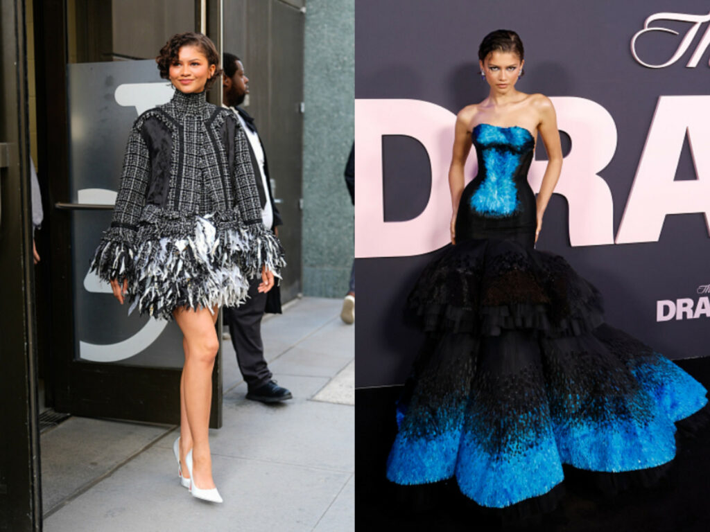 Zendaya Coleman in Five Outfits at “The Drama” New York Premier