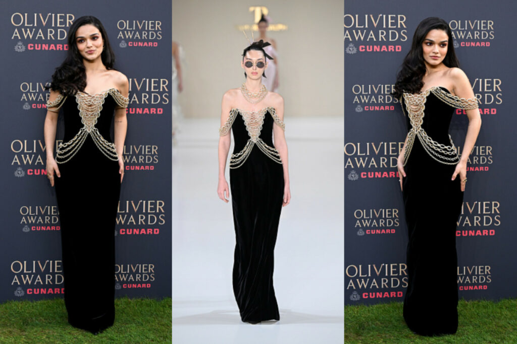 Rachel Zegler Stuns at 2026 Laurence Olivier Awards in Tamara Ralph Haute Couture