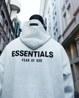 Fear of God Essentials Hoodie white