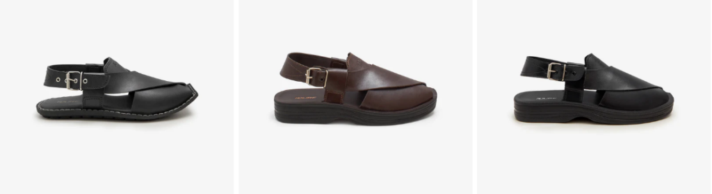 3 pairs of Peshawari chappal