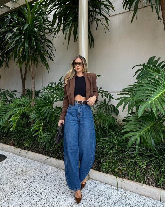 baggy denim pants