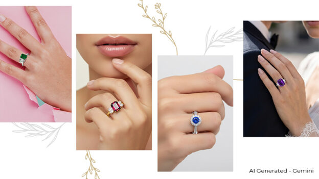 GemsNY Custom Design Wedding Rings Inspired by Modern Trending Looks