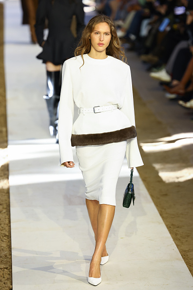 Model on the runway in Stella McCartney