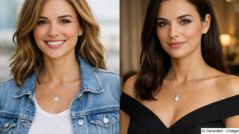 Diamond Pendant for Casual and formal wear