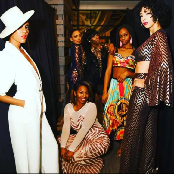 models wearing PlatTiQue fashion outfits