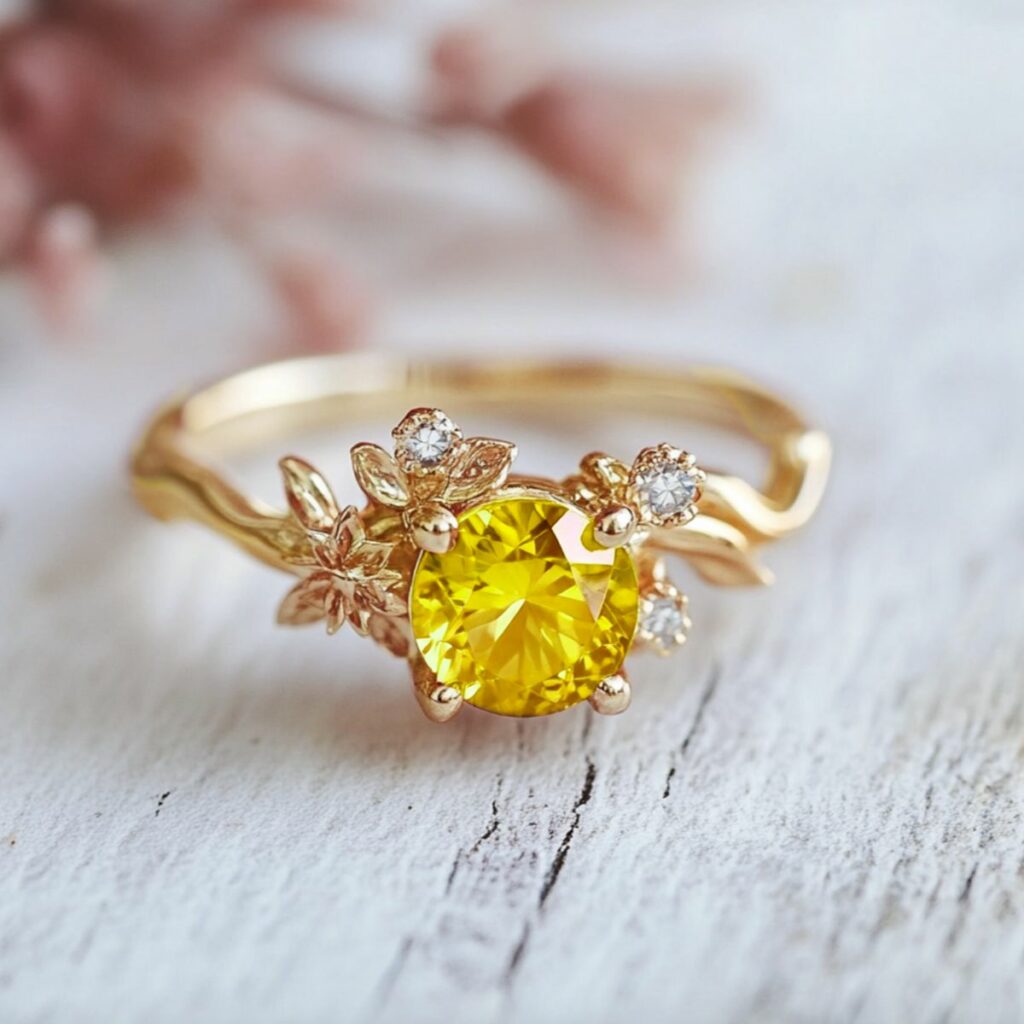 investment gem yellow saphire