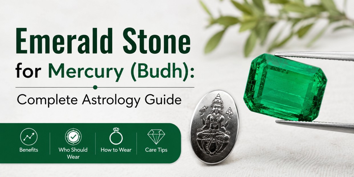 Emerald Stone for Mercury (Budh): Complete Astrology Guide | Fashonation