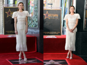 The Best Dressed: Emily Blunt Wears Magda Butrym to Hollywood Walk of Fame Star Ceremony