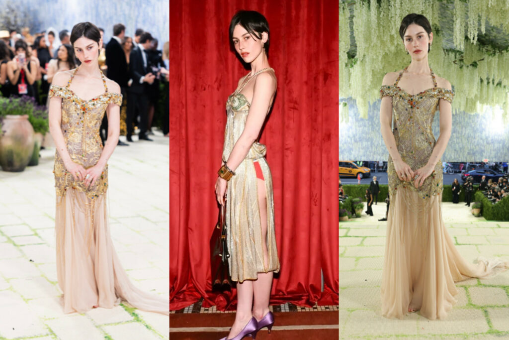 Gracie Abrams at 2026 Met Gala in Chanel and Versace