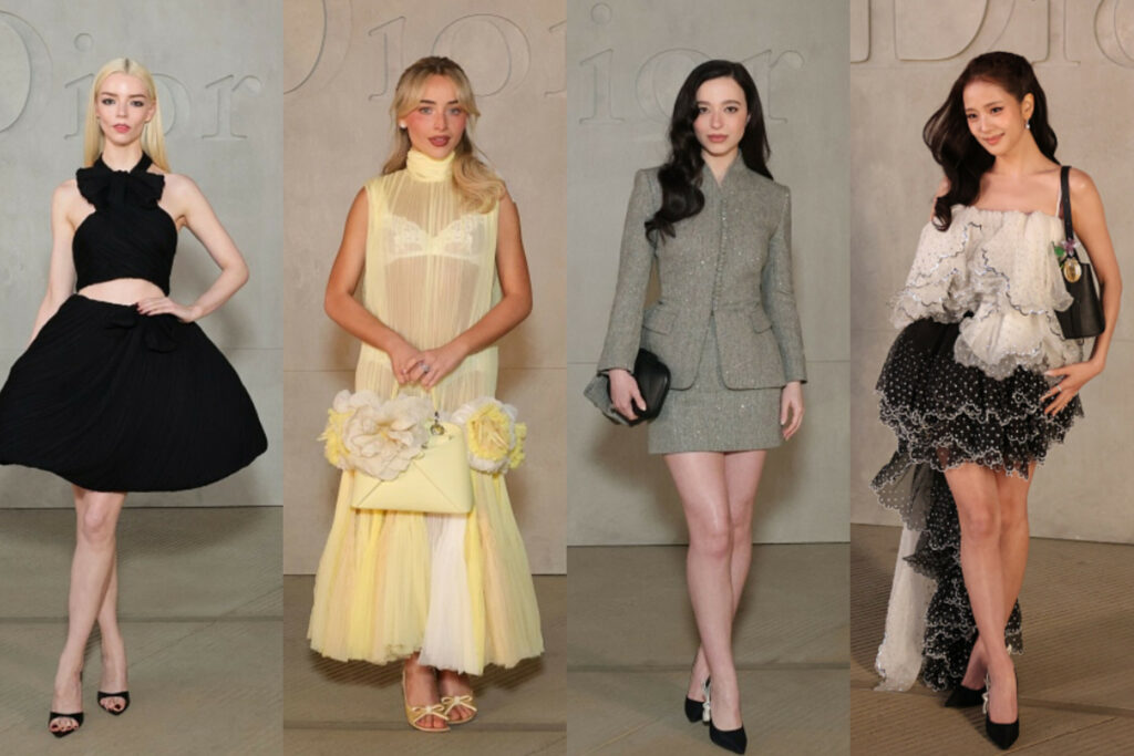 Fashion Frenzy: Anya Taylor-Joy, Sabrina Carpenter, Mikey Madison, and Jisoo Wow at the 2027 Dior Cruise Collection Show!