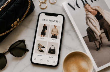 cell phone with fashion apps images