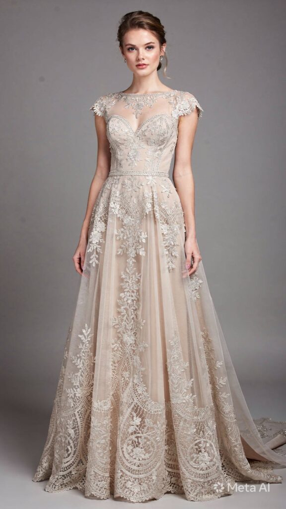 Moidel in lace dress