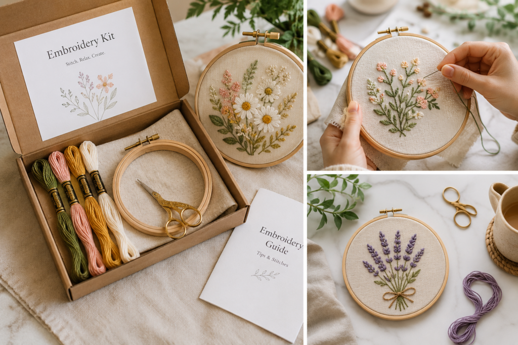 The Embroidery Kits - A Relaxing Way to Create Handmade Beauty