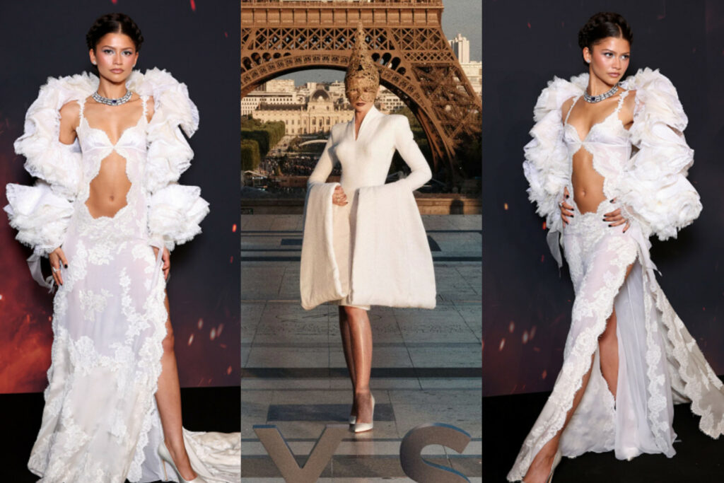 Zendaya Turns Heads in Vintage 1997 Givenchy Couture and Custom Louis Vuitton at “The Odyssey” Paris Premiere