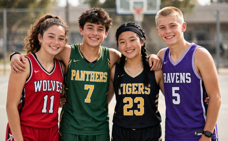 group of models in uniforms