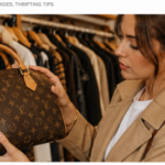 model thrift fashion shopping