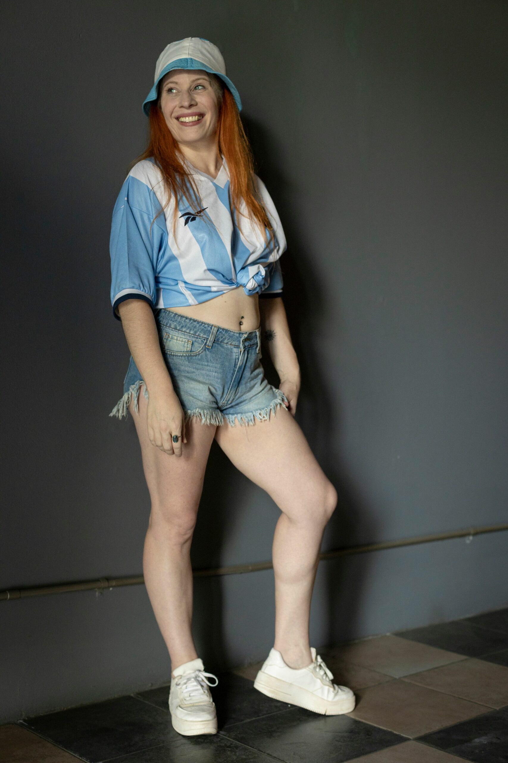 jerseys as cropped top
