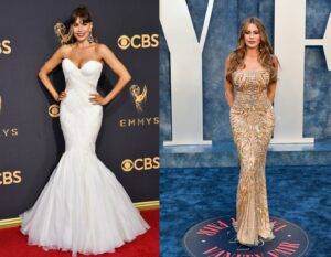 Sofia Vergara Stuns in Romantic Dress