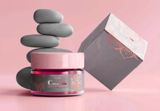 fsacial powder custom cosmetic boxes