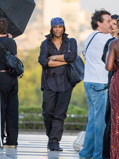 Law Roach is seen at the Trocadero for ‘The Odyssey’ photocall