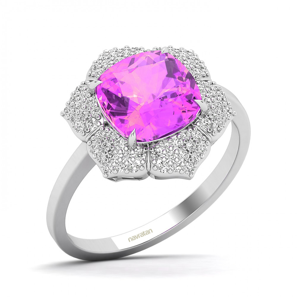 Pink Sapphire Ring
