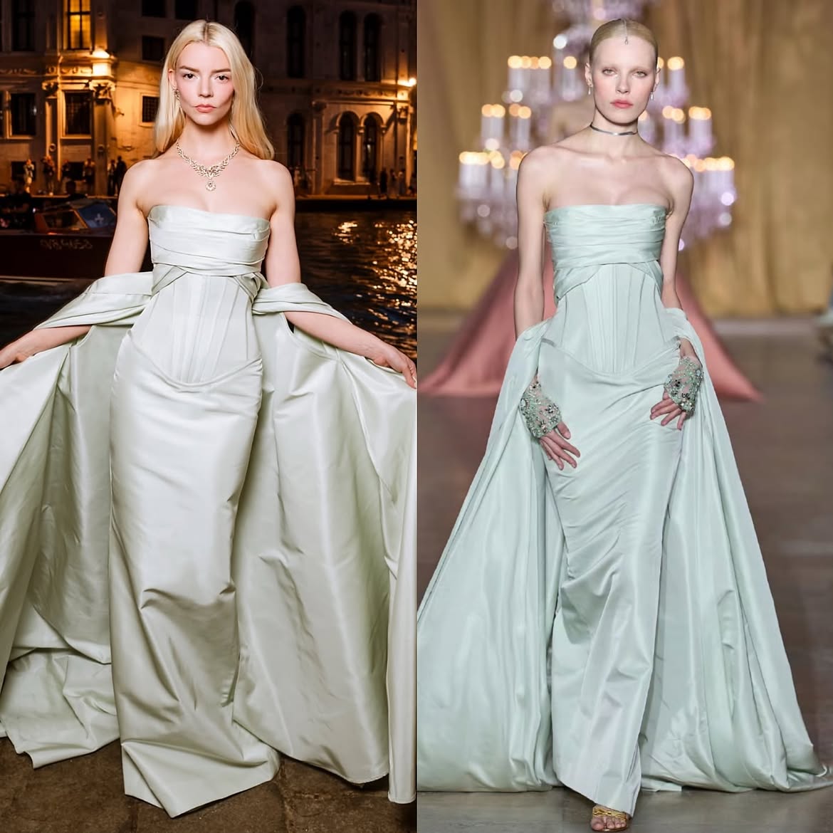 Anya Taylor-Joy dressed glamorously in Zuhair Murad couture at Tiffany & Co.’s Blue Book 2026