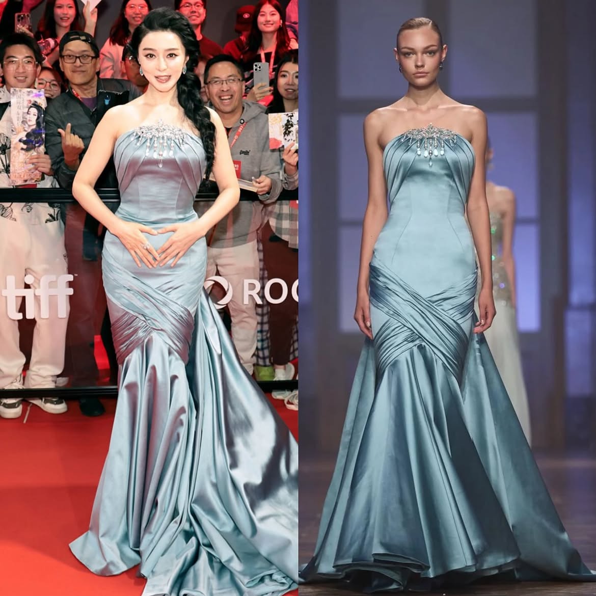 Fan Bingbing Stuns in an Ice-Blue Gown at the 2026 Toronto International Film Festival